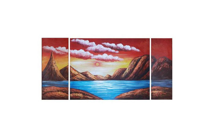 Fire on the Mountains Canvas Art