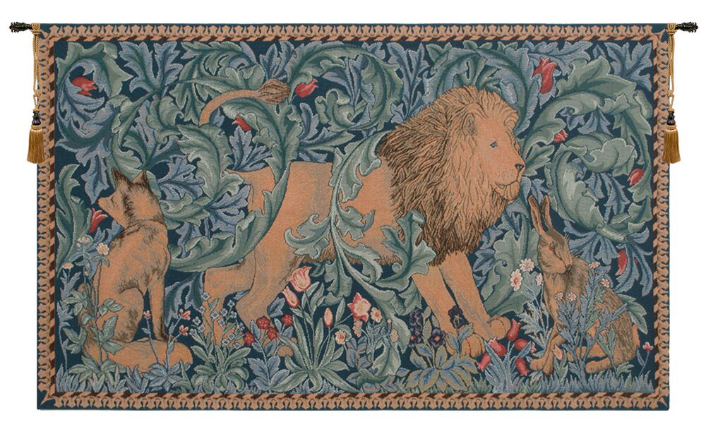 Lion I French Tapestry by William Morris