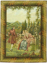 Lake Como Terrace Elegance Italian Tapestry