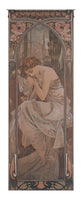 Mucha Nuit Belgian Tapestry Wall Hanging by Alphonse Mucha