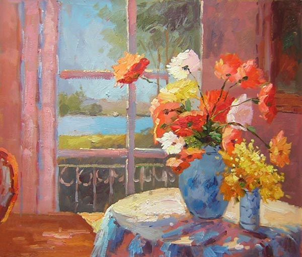Tabletop Impressions Canvas Oil Painting