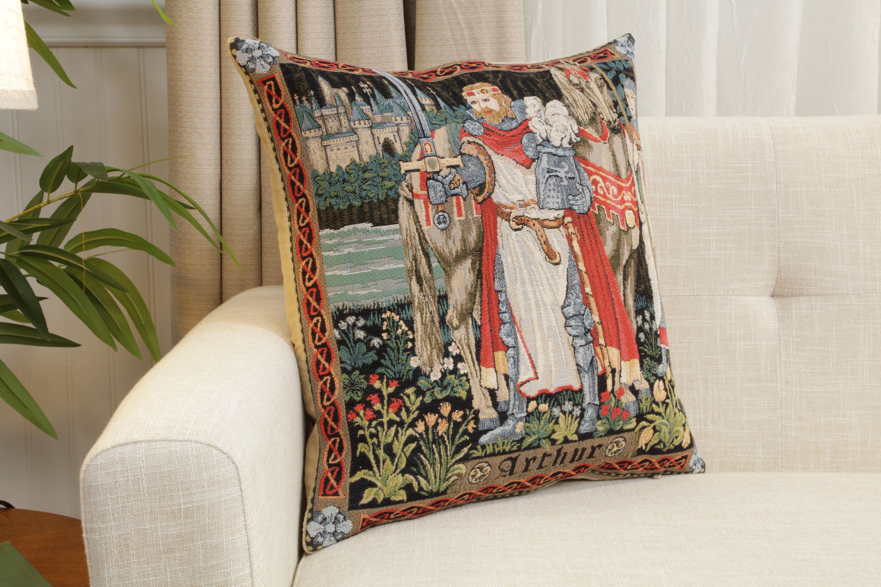 Legendary King Arthur European Cushion Cover