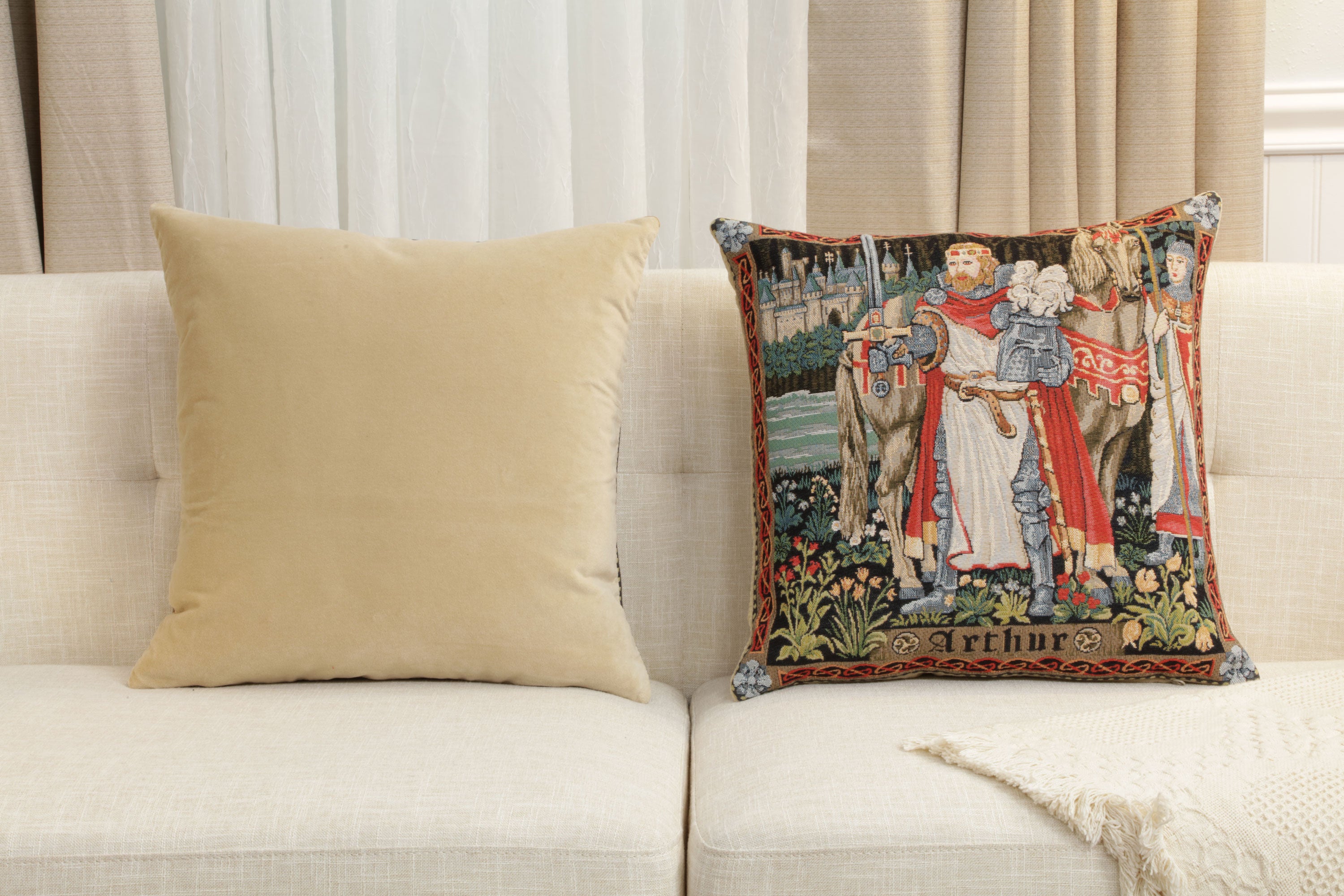 Legendary King Arthur European Cushion Cover