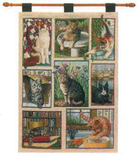 Kitty Corner Fine Art Tapestry