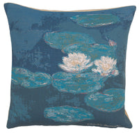 Monets Lily Pads European Cushion Cover by Claude Monet