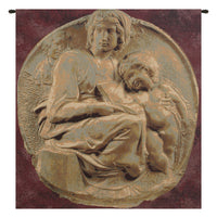 Tondo Pitti Italian Tapestry Wall Hanging by Michelangelo