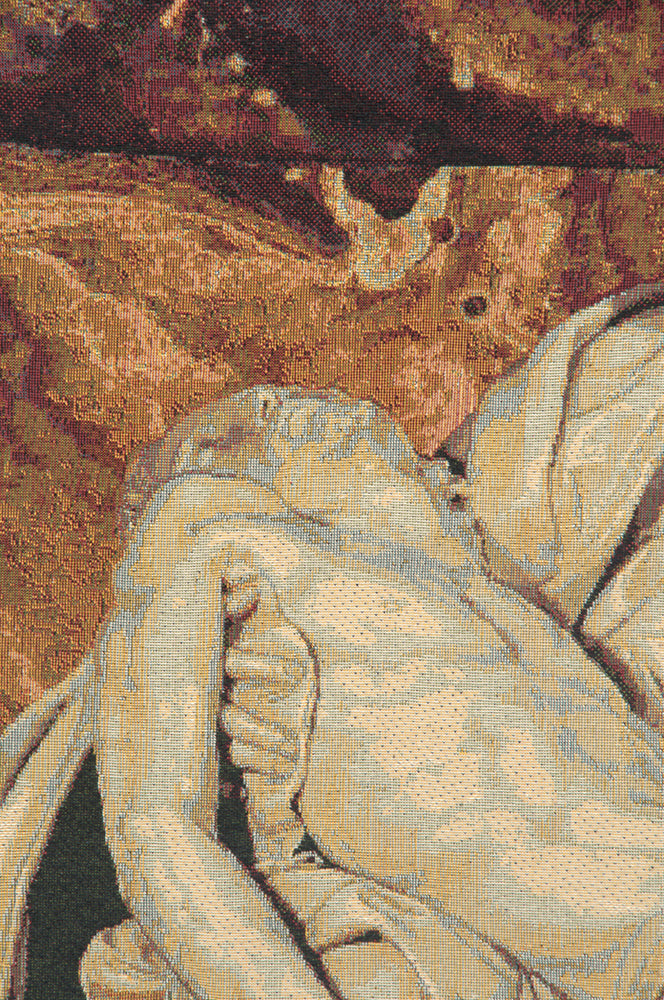 The Deposition Italian Tapestry Wall Hanging by Michelangelo