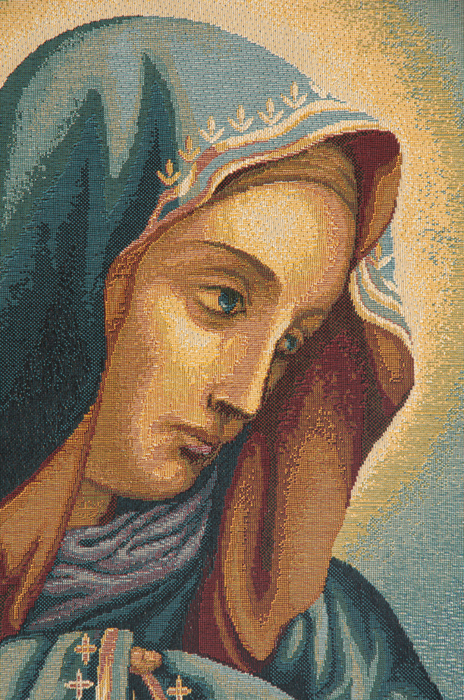 Mater Dolorosa Italian Tapestry Wall Hanging by Raphael