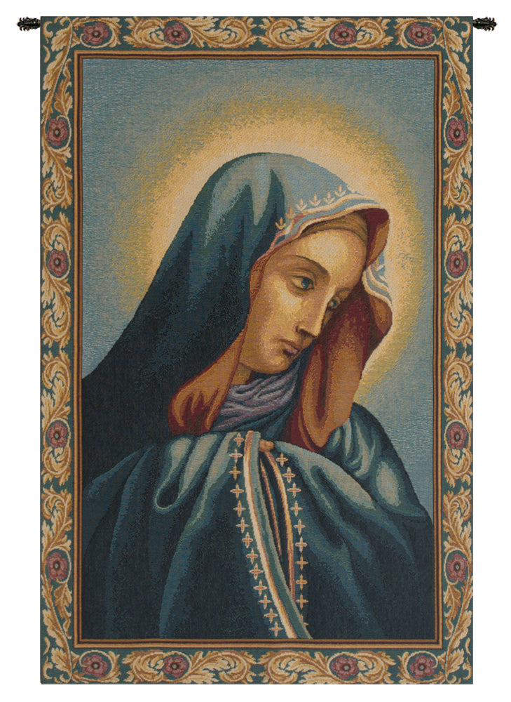 Mater Dolorosa Italian Tapestry Wall Hanging by Raphael