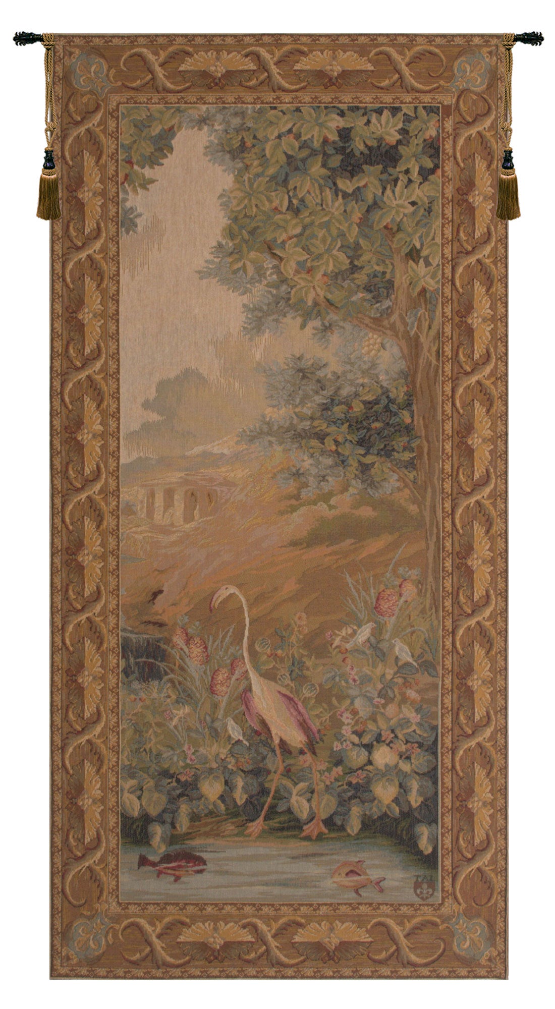 Le point Deau Flamant Rose French Tapestry by Albert Eckhout