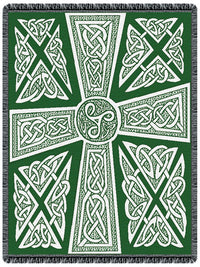 Celtic Crosses Tapestry Throw