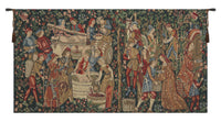 Vendages (Red) Belgian Tapestry