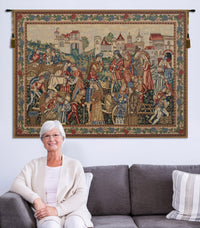 Wine Merchants Belgian Tapestry