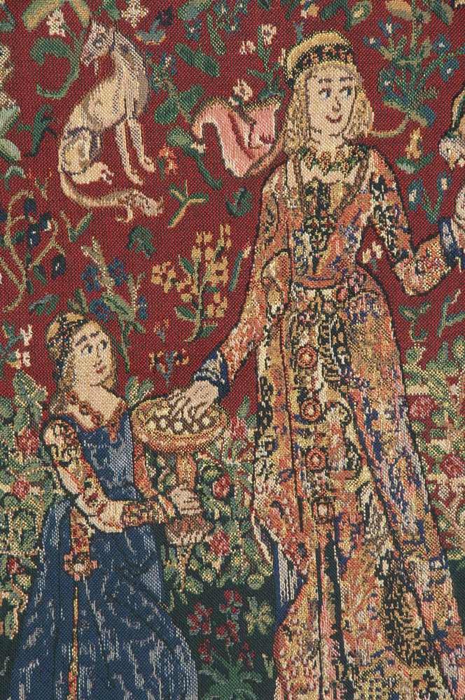 Taste Lady and Unicorn Belgian Tapestry