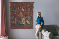 Touch, Lady and Unicorn Belgian Tapestry