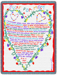 Just for Mom Tapestry Throw