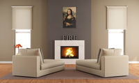 The Mona Lisa Italian Tapestry Wall Hanging by Leonardo da Vinci