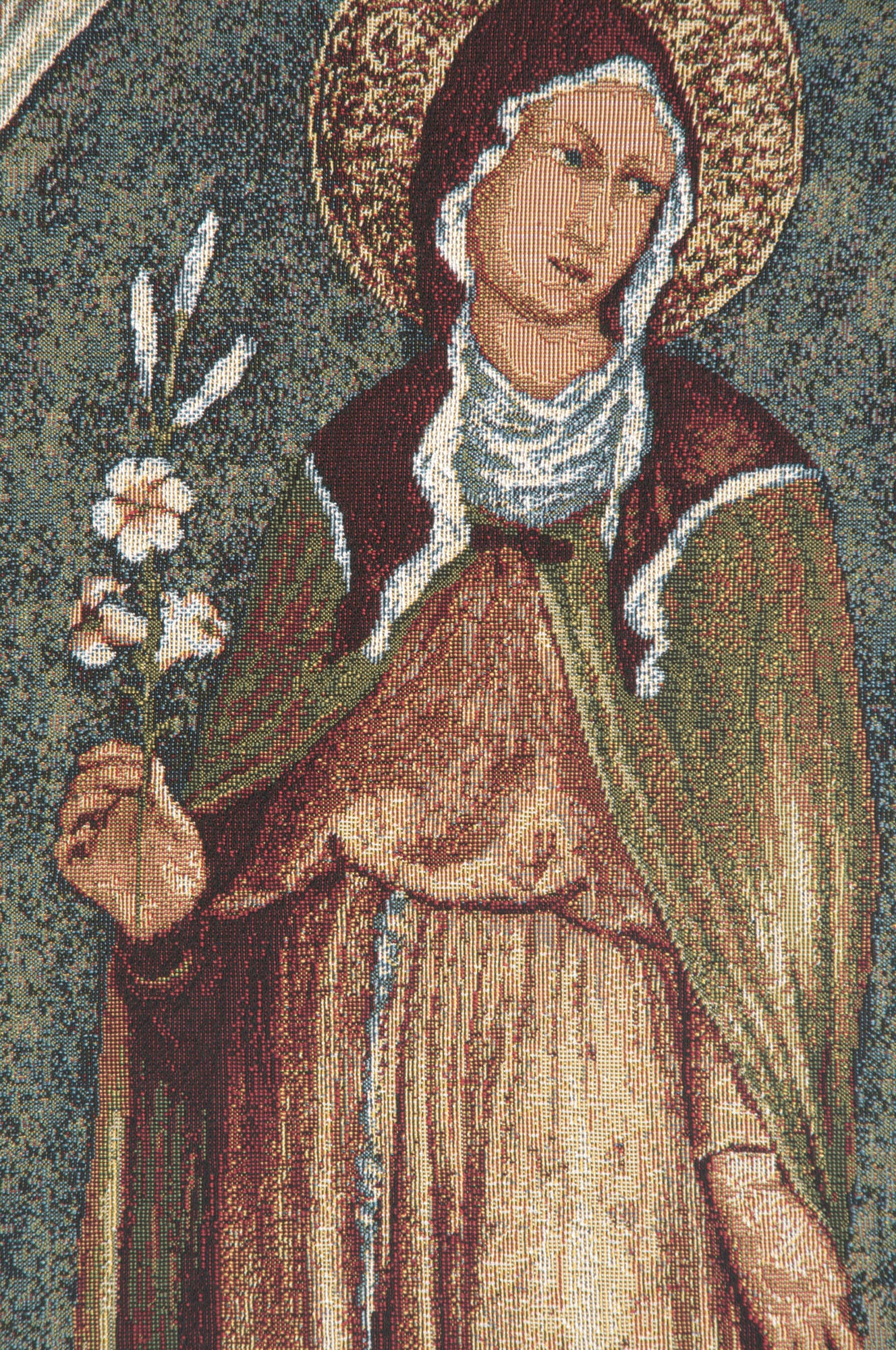 Saint Clare in Arch European Tapestries