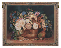 Summer Bouquet II Still Life Tapestry Wall Hanging