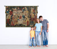 Vendages (Yellow) Belgian Tapestry