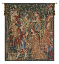 Vendages Right Side Red Belgian Tapestry