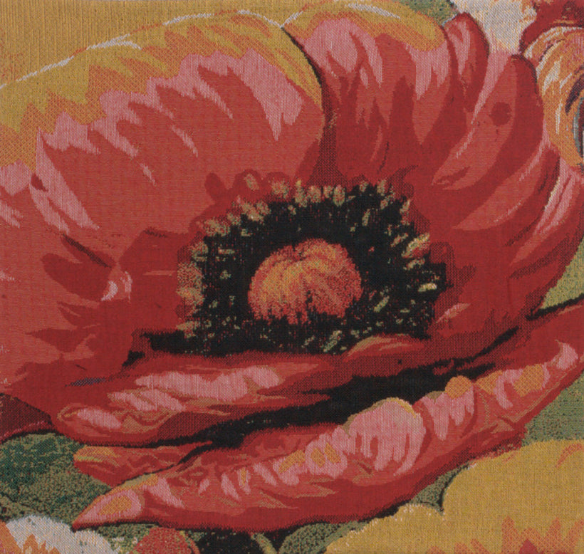 Poppies I Belgian Cushion Cover