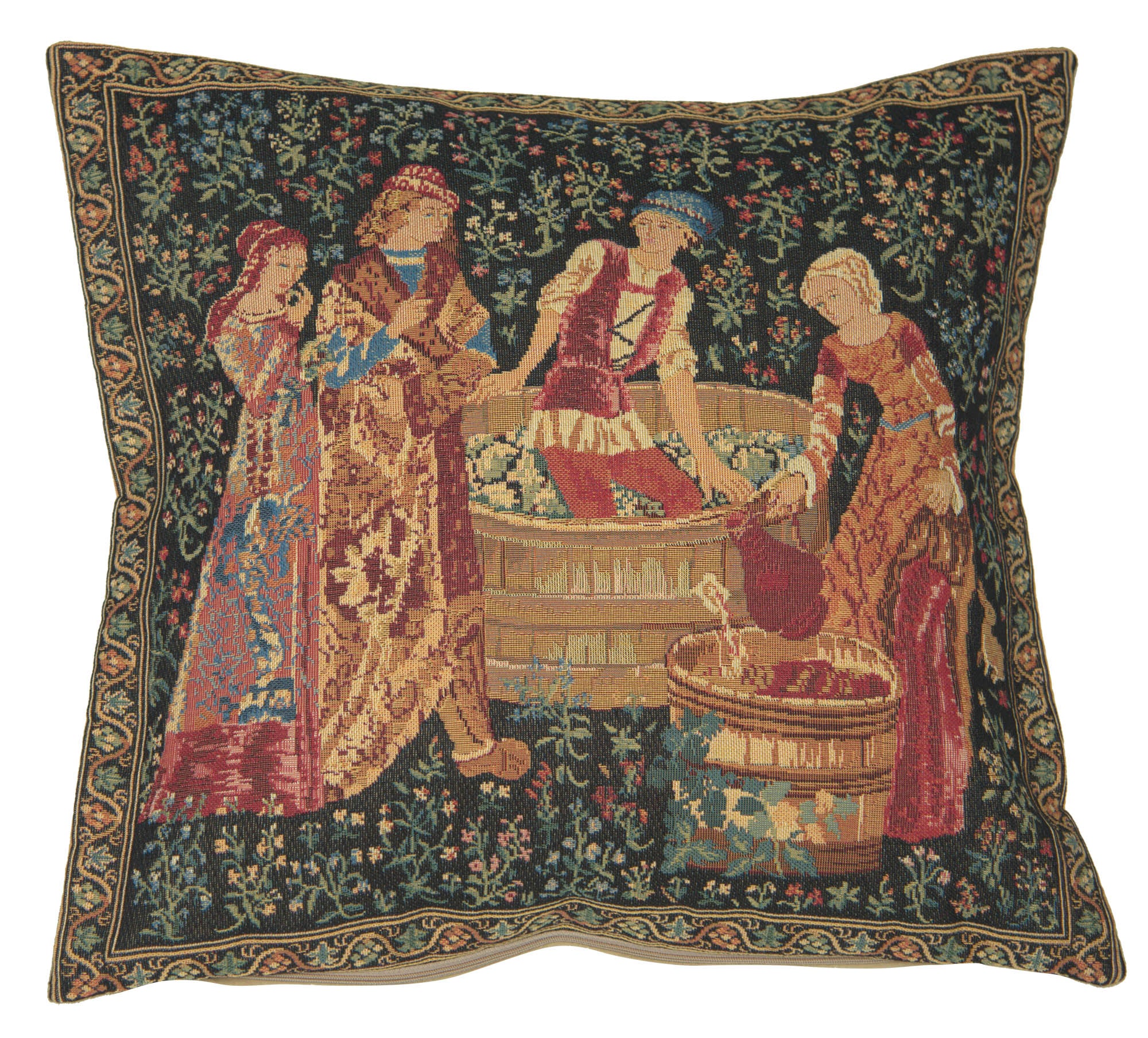 The Wine Press II European Cushion Cover