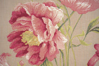 Single Peonies French Tapestry Cushion