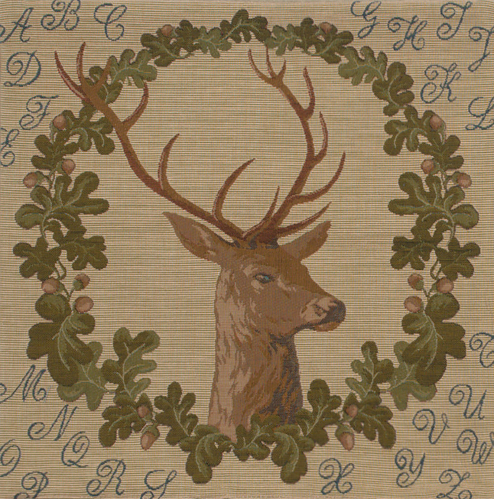 ABC Stag French Tapestry Cushion