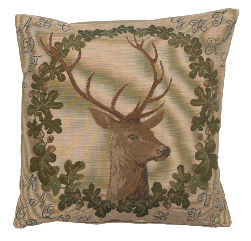 ABC Stag French Tapestry Cushion