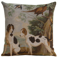 Hunting Dogs French Tapestry Cushion