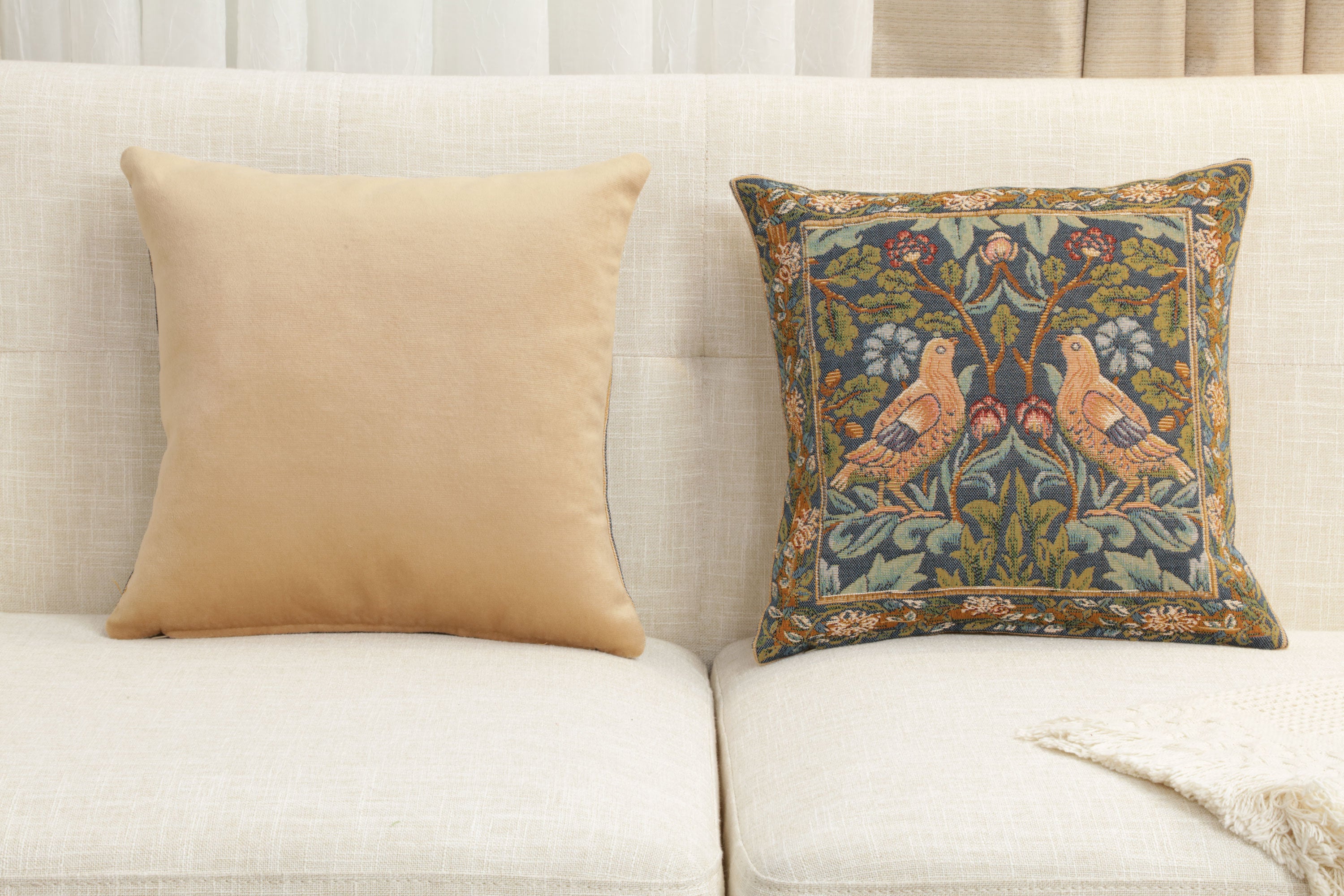 Brother Bird  French Tapestry Cushion