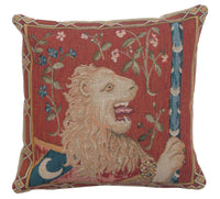 The Medieval Lion French Tapestry Cushion