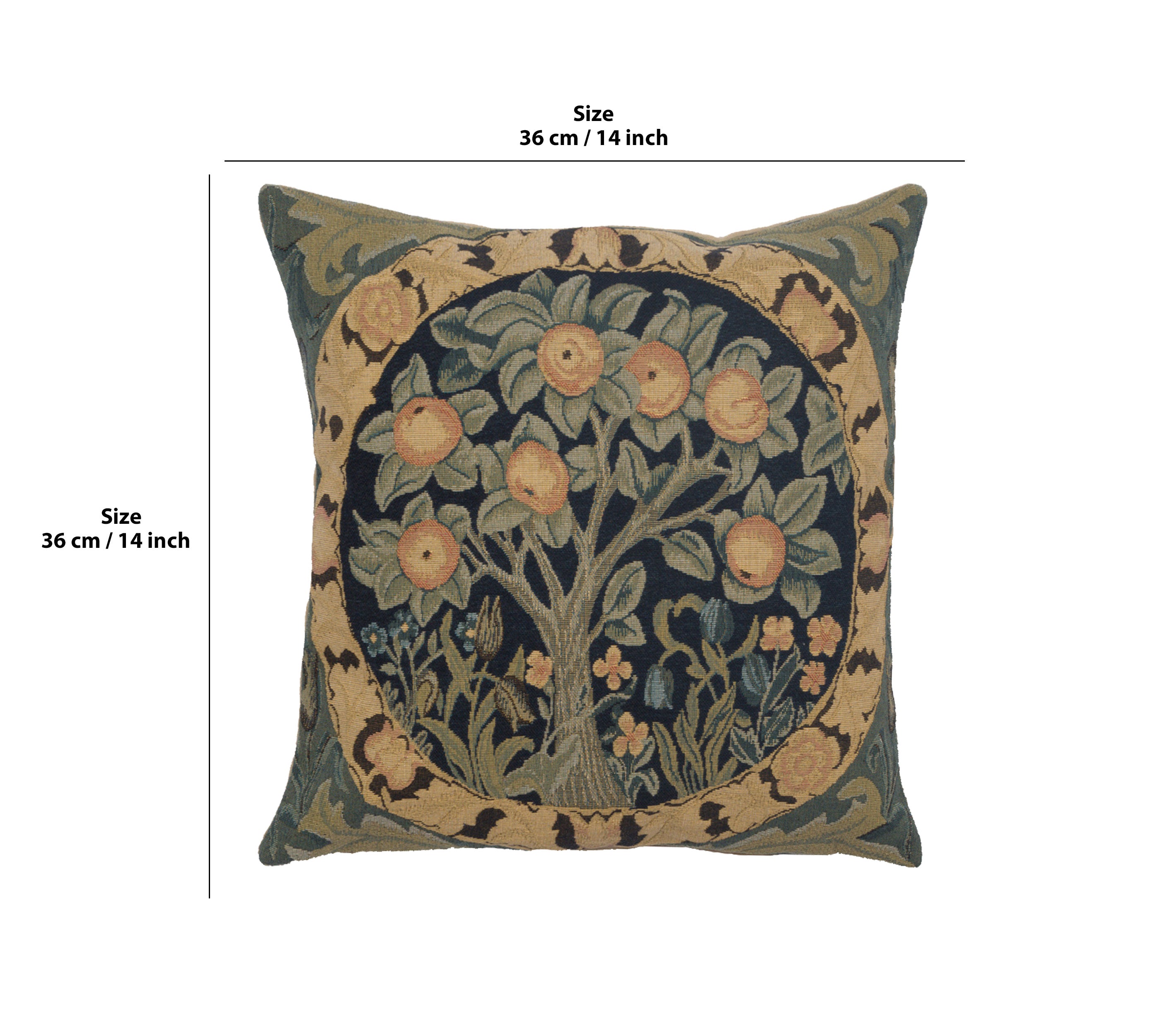 Orange Tree IIII European Cushion Cover by William Morris