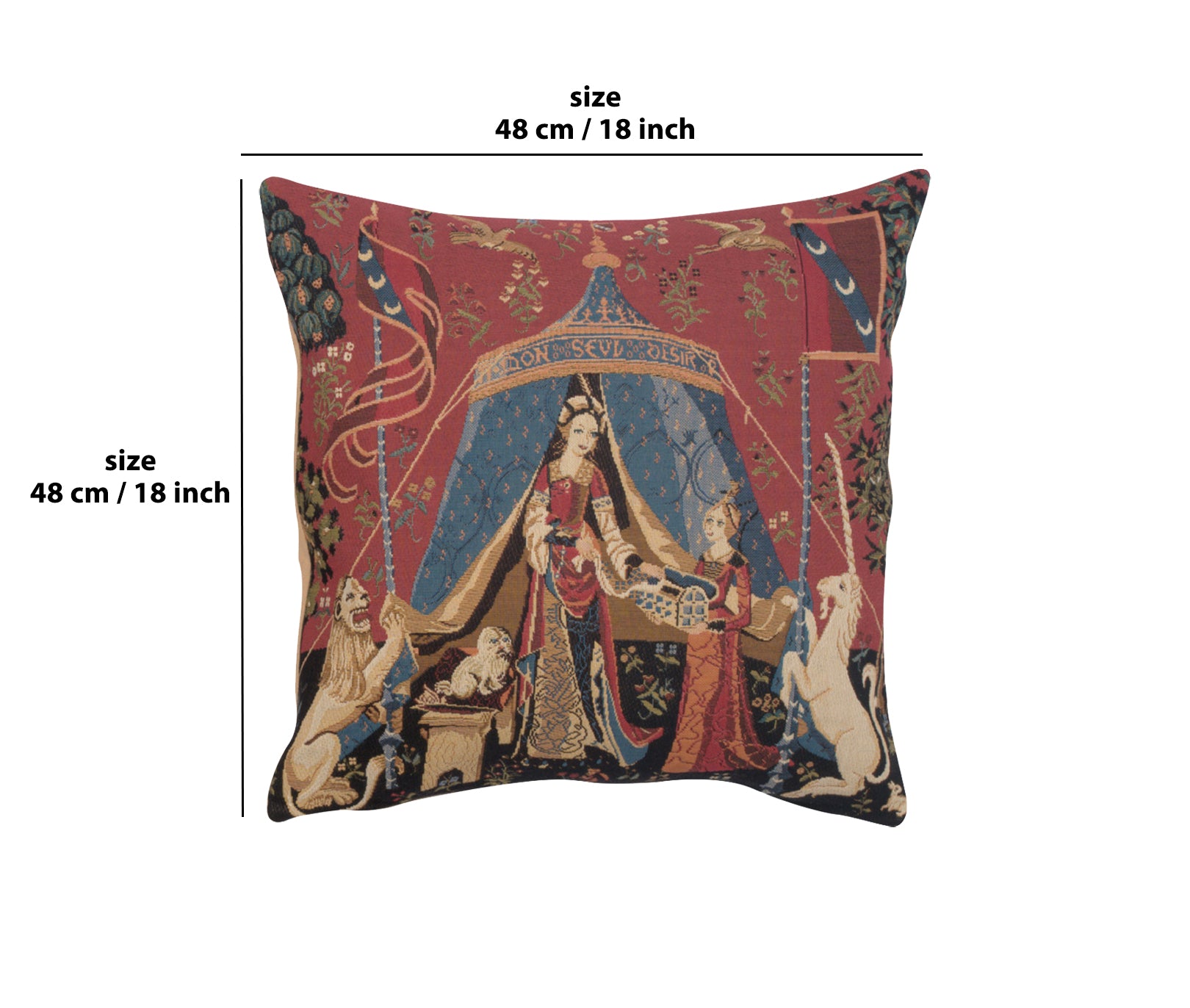 A Mon Seul Desir III European Cushion Cover