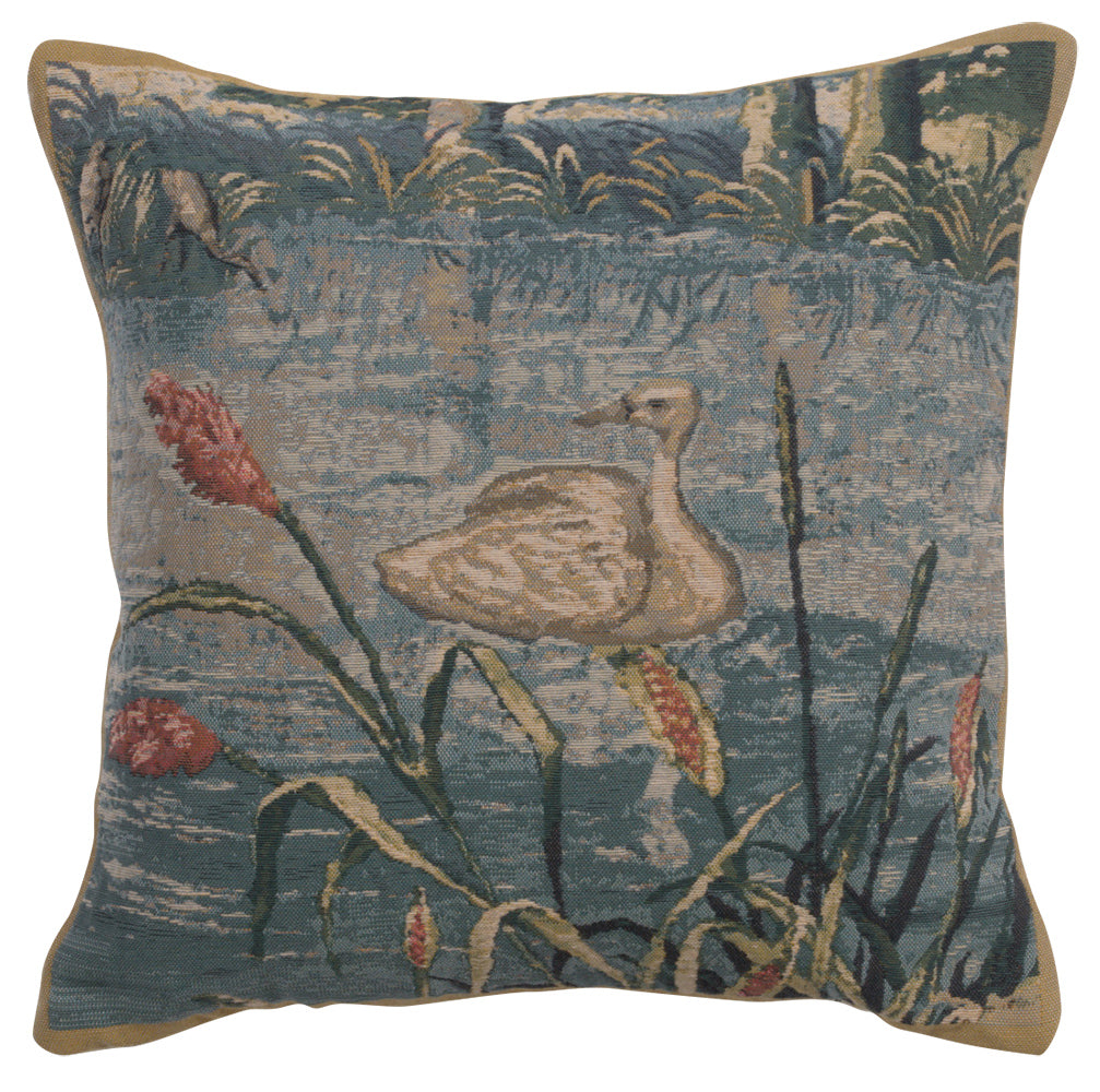 Wawel Forest left Belgian Tapestry Cushion