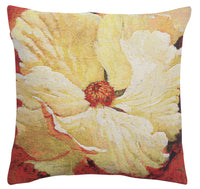 Fragrance I Belgian Tapestry Cushion by Simon Bull