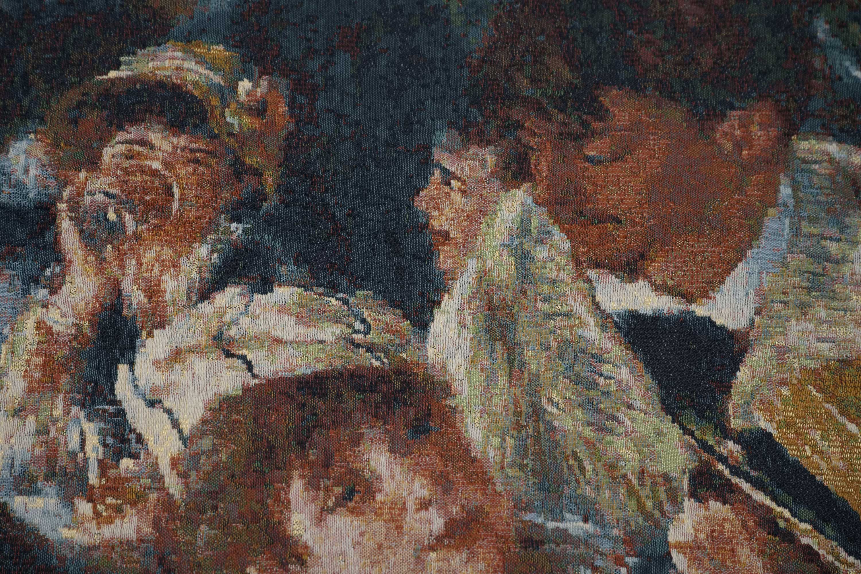 Luncheon of Boating Party Belgian Tapestry Wall Hanging