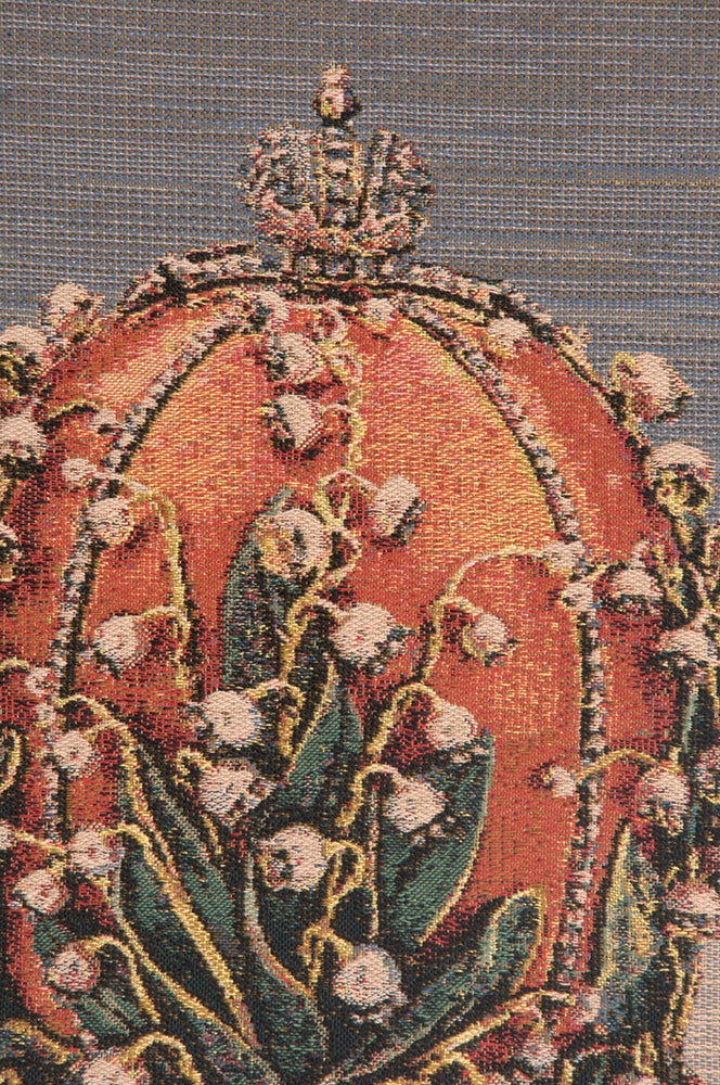 Lily of the Valley - Russian Jewel I Belgian Tapestry Wall Hanging