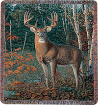 Autumn Sentinel Tapestry Throw