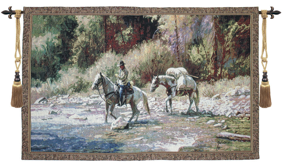 A Good Crossing II Fine Art Tapestry