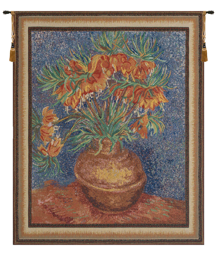 Fritillaria Belgian Tapestry by Vincent Van Gogh