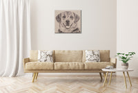 Happy Canine Stretched Wall Tapestry by Alessia Cara