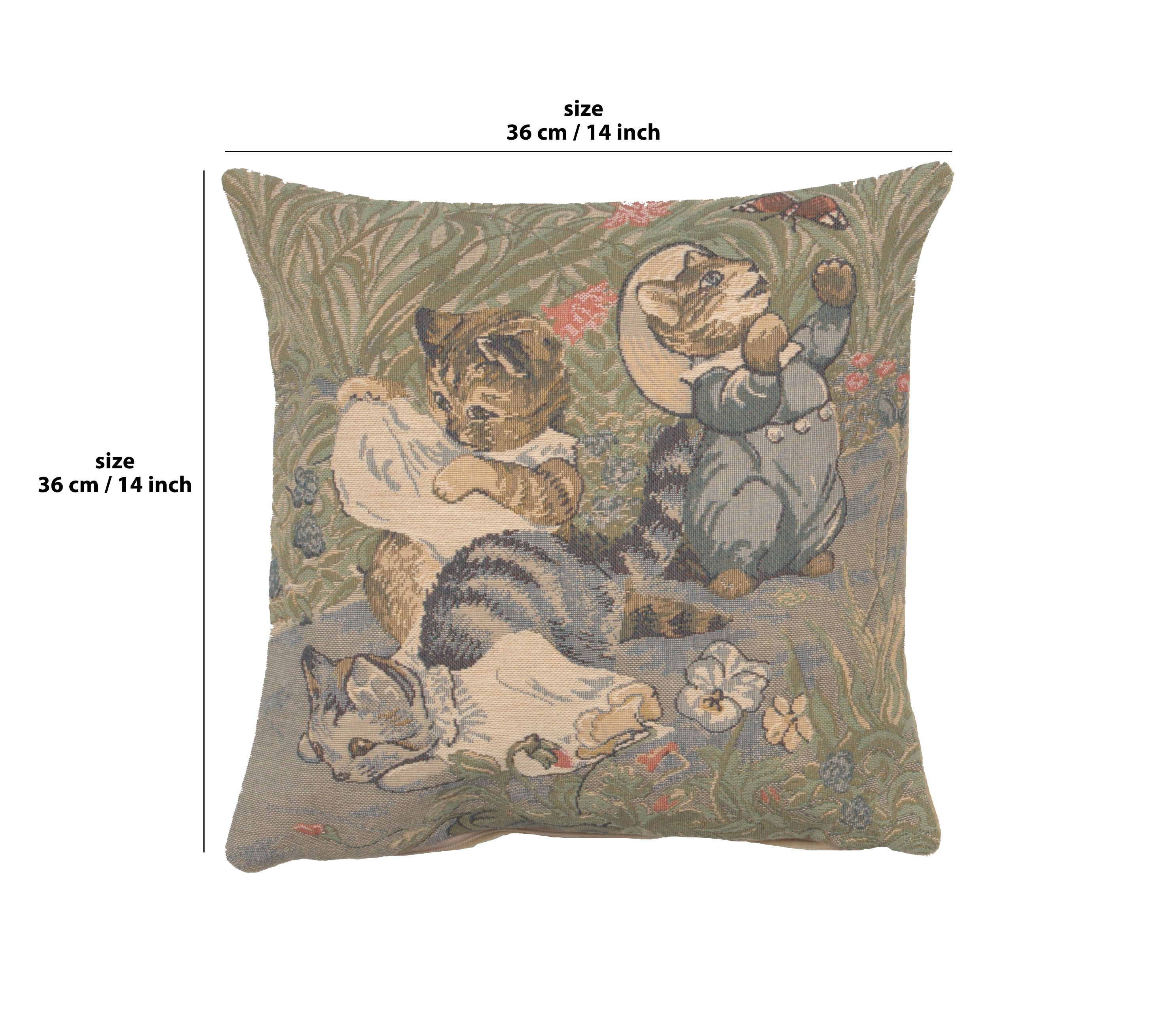 Tom Kitten Beatrix Potter  European Cushion Cover by Beatrix Potter