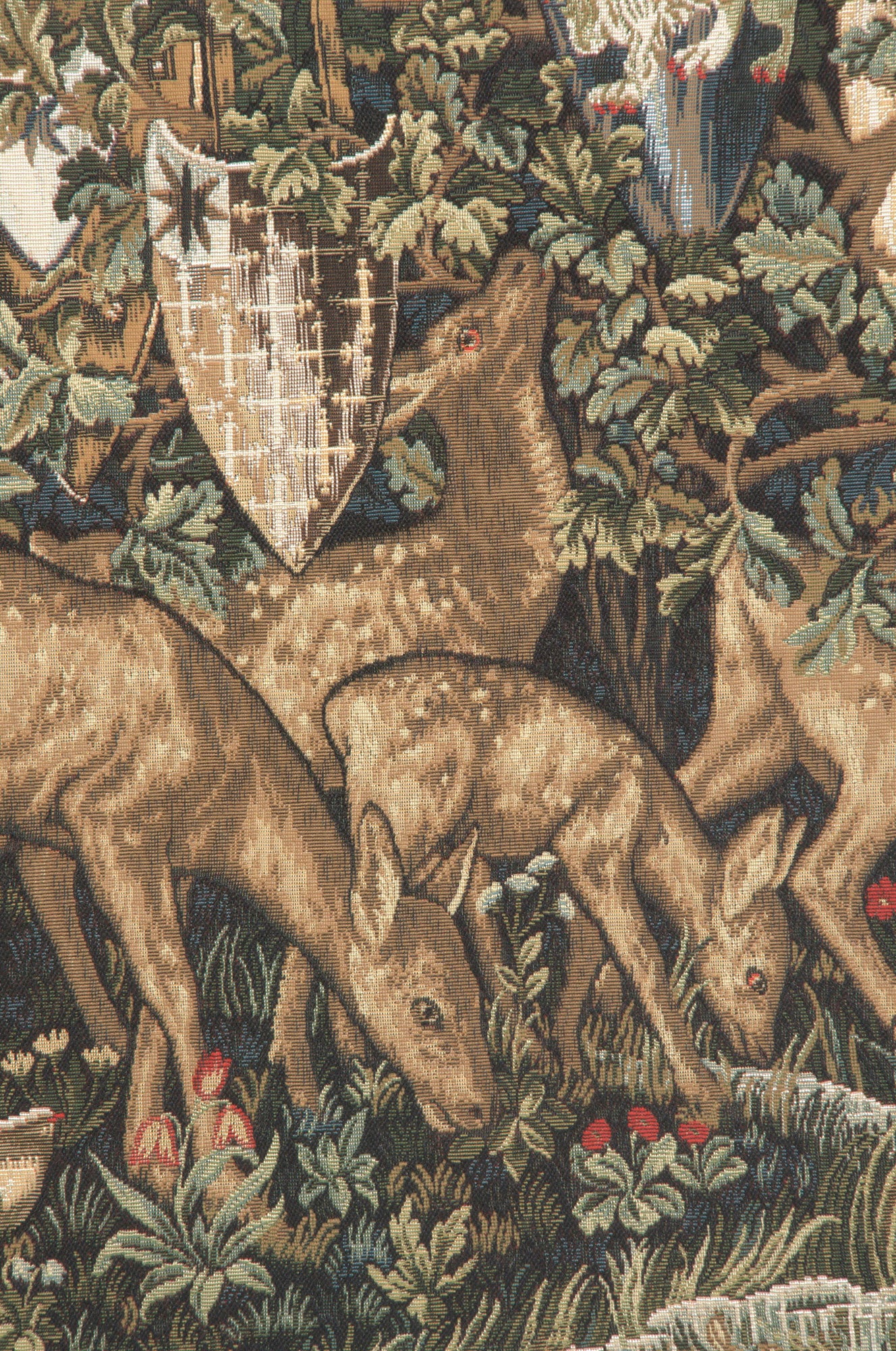 Verdure With Reindeer I European Tapestry