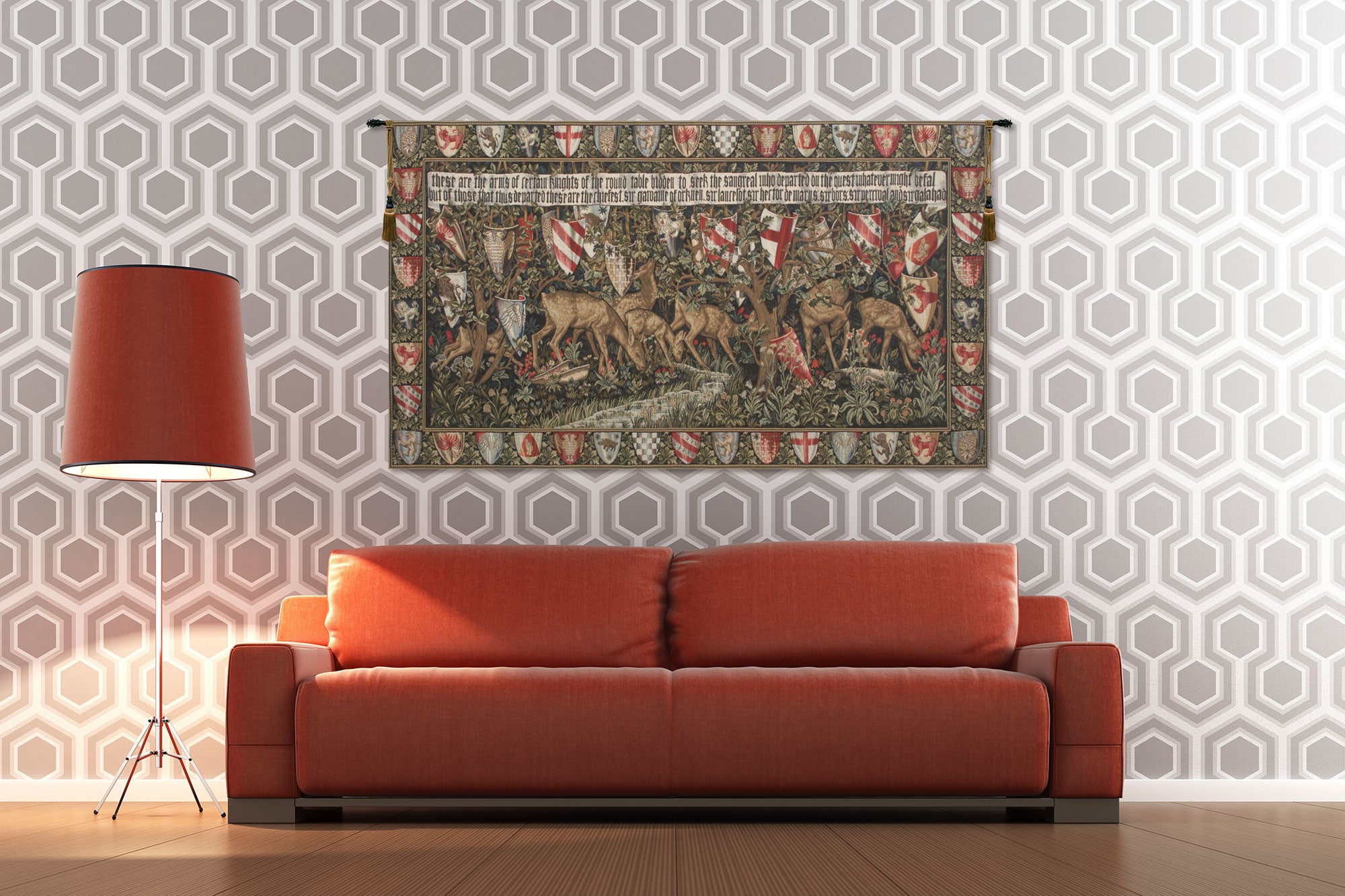 Verdure With Reindeer I European Tapestry