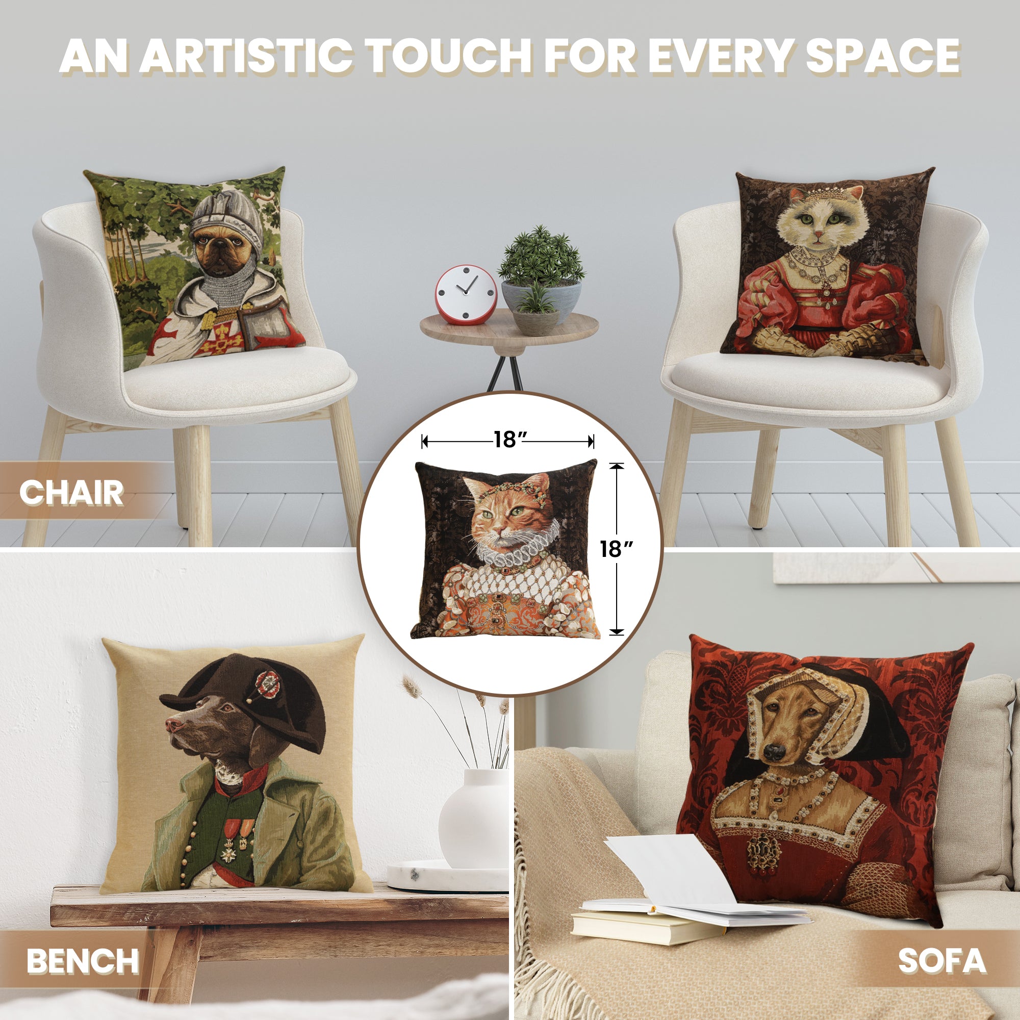 Ginger Cat Sisi European Cushion Cover