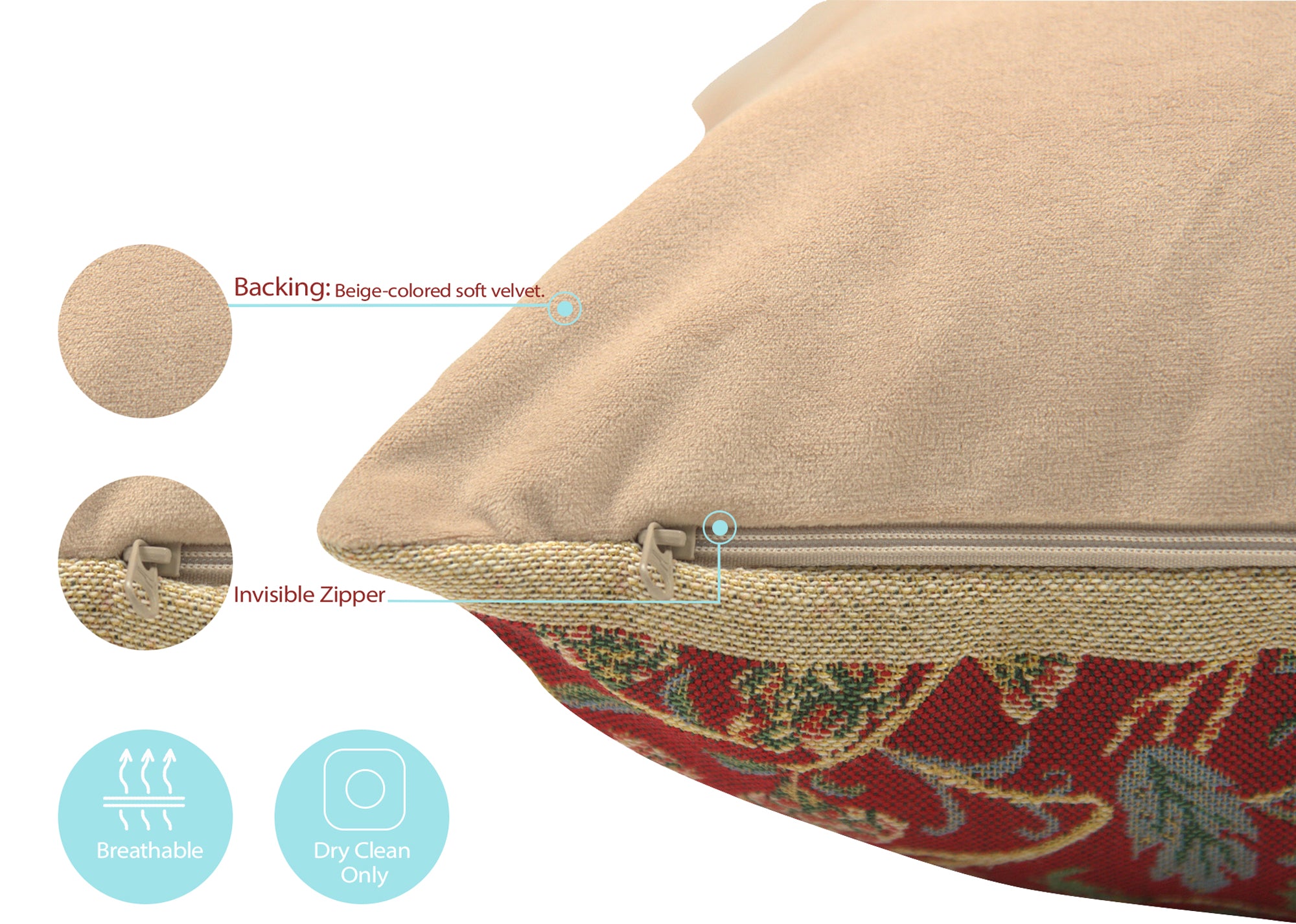 Fleur de Morris Royal Belgian Cushion Cover